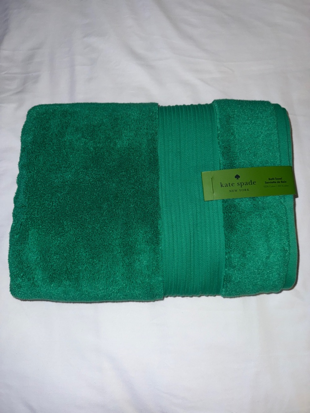 kate spade Bright Green Bath Towel - Picture 11 of 11